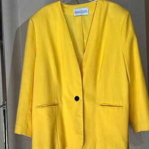 Fairfax & Kent Yellow Blazer